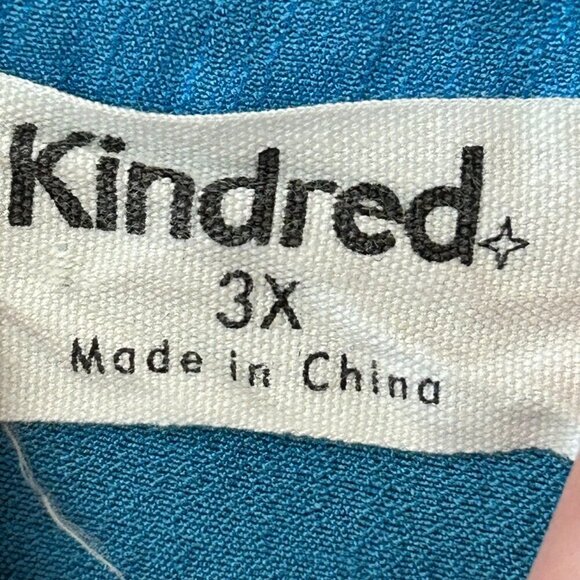 KINDRED Anthropologie Blouse Plus Size 3X Embroidered Floral Button Up XXXL Boho - Picture 6 of 14